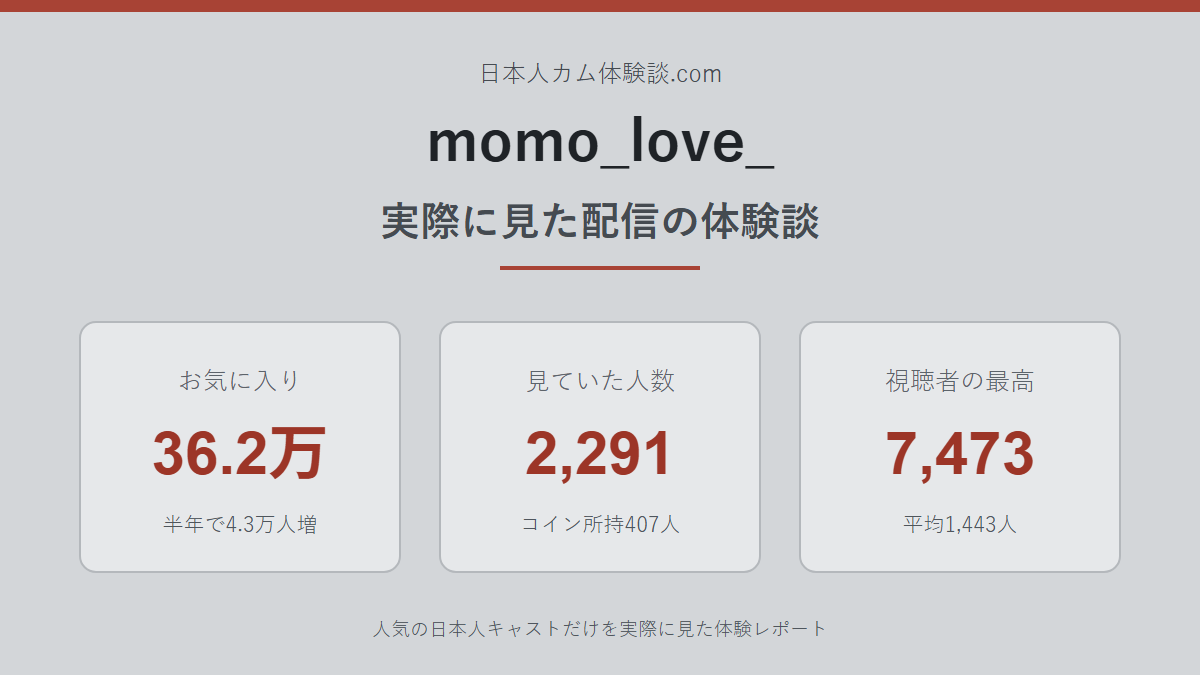 momo_love_さんの体験談まとめ画像