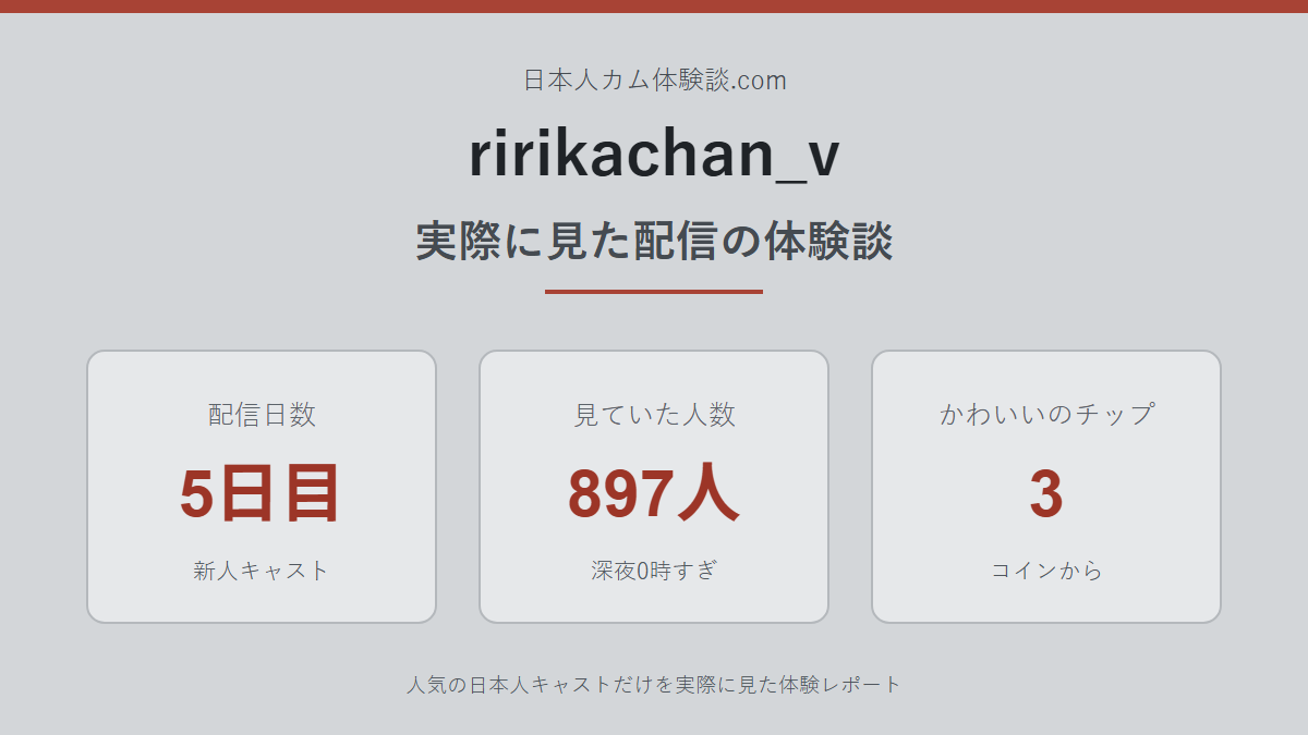 ririkachan_vさんの体験談まとめ画像