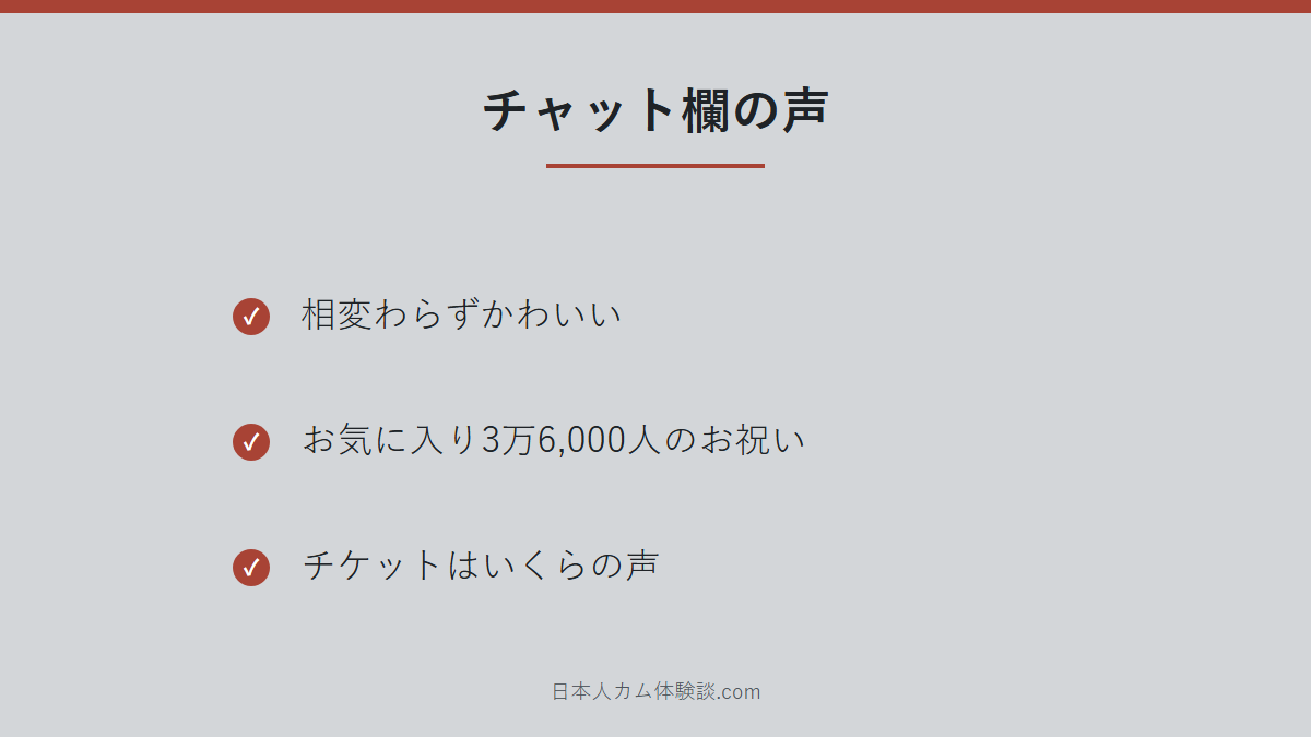 Himeka-HEMEさんのチャット欄の雰囲気のまとめ画像