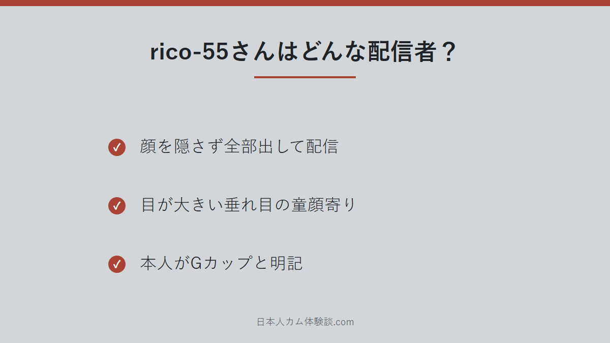 rico-55さんのどんな配信者かのまとめ画像