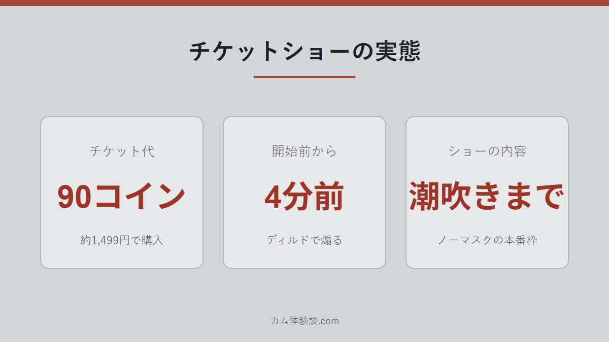 Sanaさんのチケットショーの数字画像